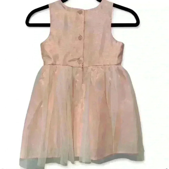 Cat & Jack Girls' Pink Ombre A-line Party Dress Size 4T - Picture 3 of 4